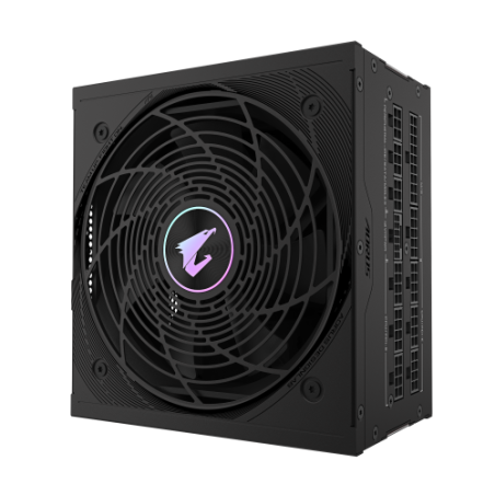40603-GIGABYTE AORUS ELITE P1000W ICE Fuente de Alimentacion - PCIe 5.0, 80 PLUS Platinum, Diseno completamente modular,