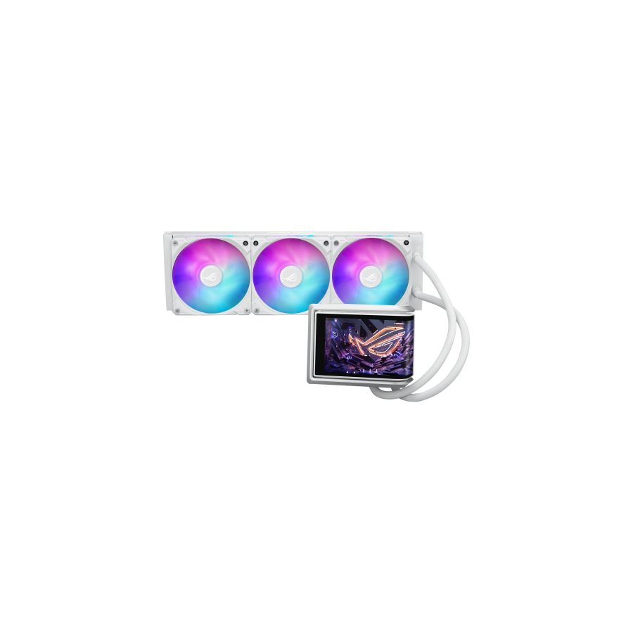 40656-SISTEMA DE REFRIGERACION LIQUIDA ASUS PARA CPU ROG RYUO IV 360 ARGB WHITE EDITION,PANTALLA AMOLED