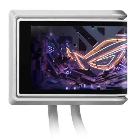 40657-SISTEMA DE REFRIGERACION LIQUIDA ASUS PARA CPU ROG RYUO IV 360 ARGB WHITE EDITION,PANTALLA AMOLED