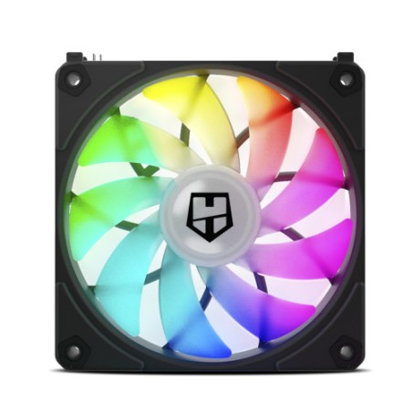 40675-NOX Hummer NXHUMMERELINKBK sistema de refrigeracion para ordenador Carcasa del ordenador Ventilador 12 cm Negro 1