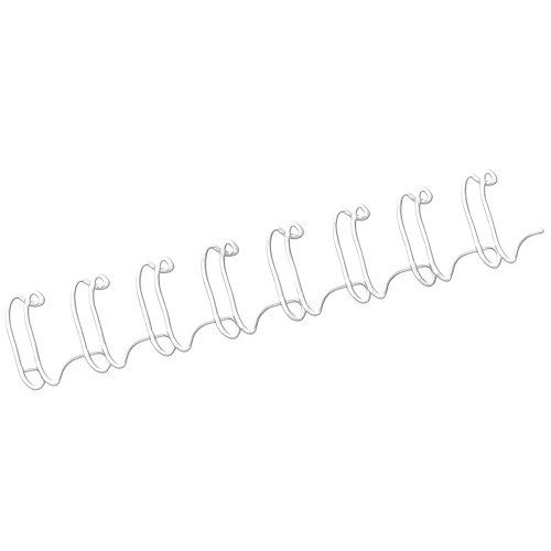 407-PACK 100 WIRES 6 MM. BLANCO FELLOWES 53215