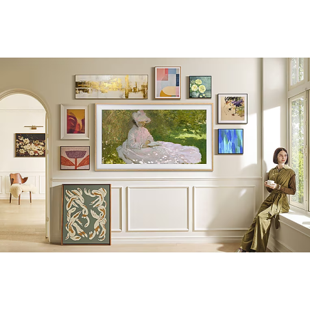 40713-SAMSUNG MARCO, 75",THE FRAME ARENA METALIZADO