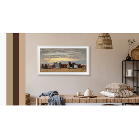 40720-SAMSUNG MARCO, 32",THE FRAME ARENA METALIZADO