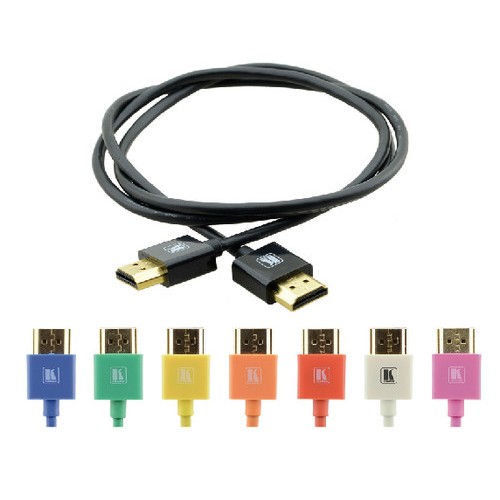40750-KRAMER CABLE HDMI FLEXIBLE ALTA VELOCIDAD CON ETHERNET ULTRA PLANO COLOR NEGRO (C-HM/HM/PICO/BK-6)