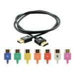 40750-KRAMER CABLE HDMI FLEXIBLE ALTA VELOCIDAD CON ETHERNET ULTRA PLANO COLOR NEGRO (C-HM/HM/PICO/BK-6)