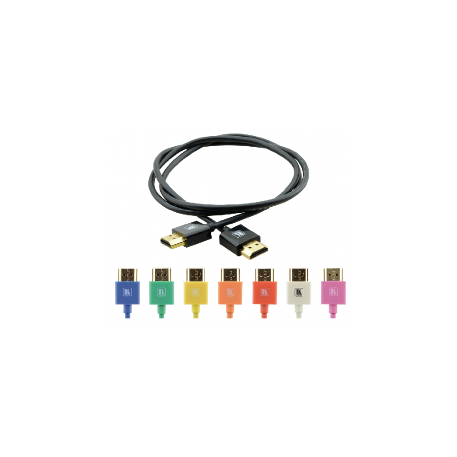 40751-Kramer Electronics 0.9m HDMI m/m cable HDMI 0,9 m HDMI tipo A (Estandar) Negro