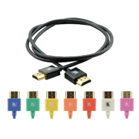 40751-Kramer Electronics 0.9m HDMI m/m cable HDMI 0,9 m HDMI tipo A (Estandar) Negro