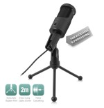 4079-Ewent EW3552 microfono Negro Microfono para PC