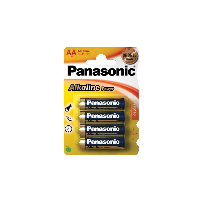 4092-Goobay LR6 4-BL Panasonic Alkaline Power Bateria de un solo uso AA Alcalino 4092-Goobay LR6 4-BL Panasonic Alkaline Power Bateria de un solo uso AA Alcalino
