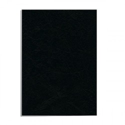 412-PACK 50 PORTADAS CARTON A4 750 GR. NEGRO FELLOWES 5135701