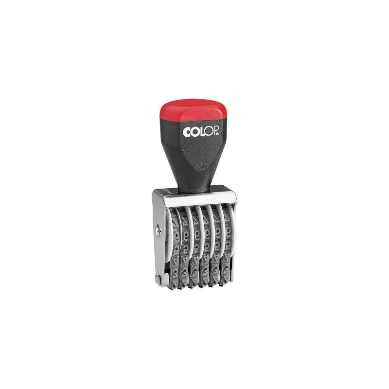 4122-NUMERADOR MANUAL 4MM/6 BANDAS COLOP 108834 4122-NUMERADOR MANUAL 4MM/6 BANDAS COLOP 108834