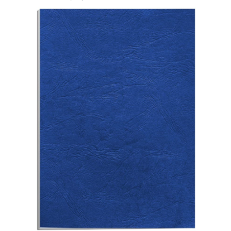 413-PACK 50 PORTADAS CARTON A4 750 GR. AZUL FELLOWES 5135901