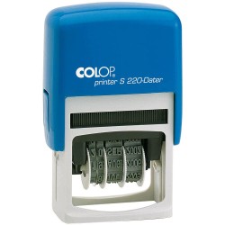 4134-SELLO DE ENTINAJE S 220 4MM ESPANOL AZUL/AZUL COLOP 136429