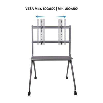 TooQ iSTAND Soporte de Suelo con Ruedas para Pantallas 50 86 Gris