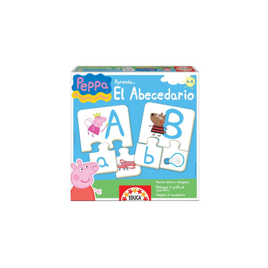 4177-JUEGO APRENDO EL ABECEDARIO PEPPA PIG DE 4-5 ANOS EDUCA BORRAS 15652 4177-JUEGO APRENDO EL ABECEDARIO PEPPA PIG DE 4-5 ANOS EDUCA BORRAS 15652