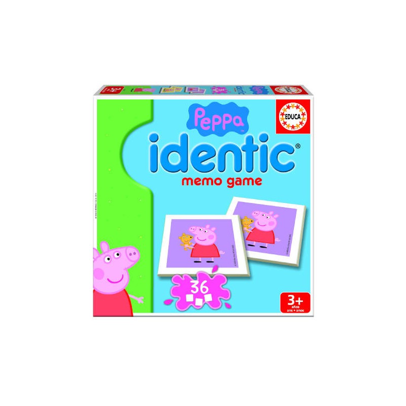 4178-JUEGO IDENTIC PEPPA PIG +3 ANOS EDUCA BORRAS 16227 4178-JUEGO IDENTIC PEPPA PIG +3 ANOS EDUCA BORRAS 16227