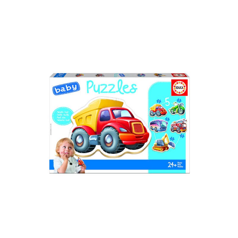 4183-BABY PUZZLE VEHICULOS +24M EDUCA BORRAS 14866 4183-BABY PUZZLE VEHICULOS +24M EDUCA BORRAS 14866