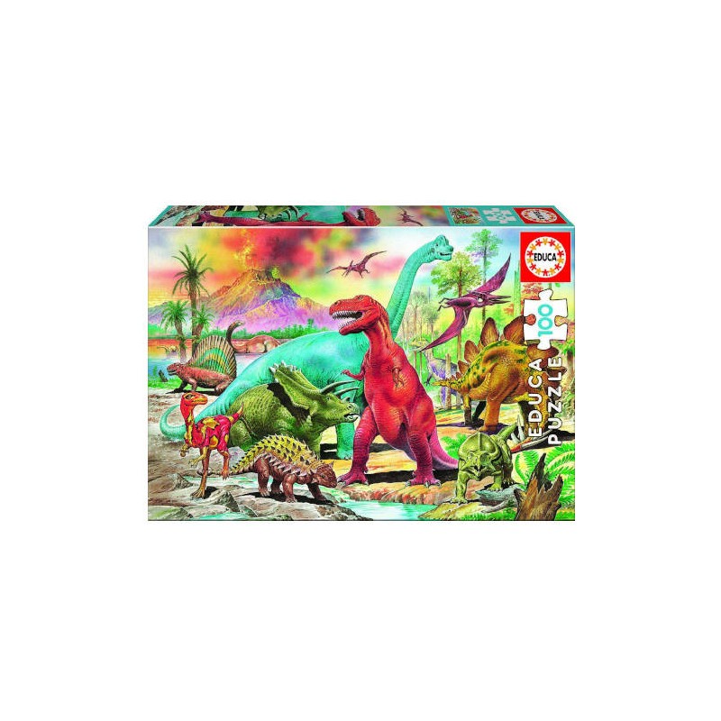 4189-PUZZLE INFANTIL 100 DINOSAURIOS DE 6-8 ANOS EDUCA BORRAS 13179 4189-PUZZLE INFANTIL 100 DINOSAURIOS DE 6-8 ANOS EDUCA BORRAS 13179