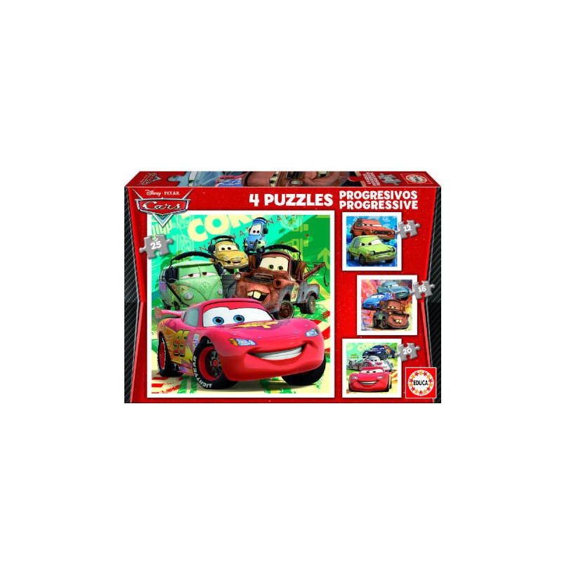 4192-PUZZLE PROGRESIVOS CARS 2 12-16-20-25 DE 3-5 ANOS EDUCA BORRAS 14942 4192-PUZZLE PROGRESIVOS CARS 2 12-16-20-25 DE 3-5 ANOS EDUCA BORRAS 14942