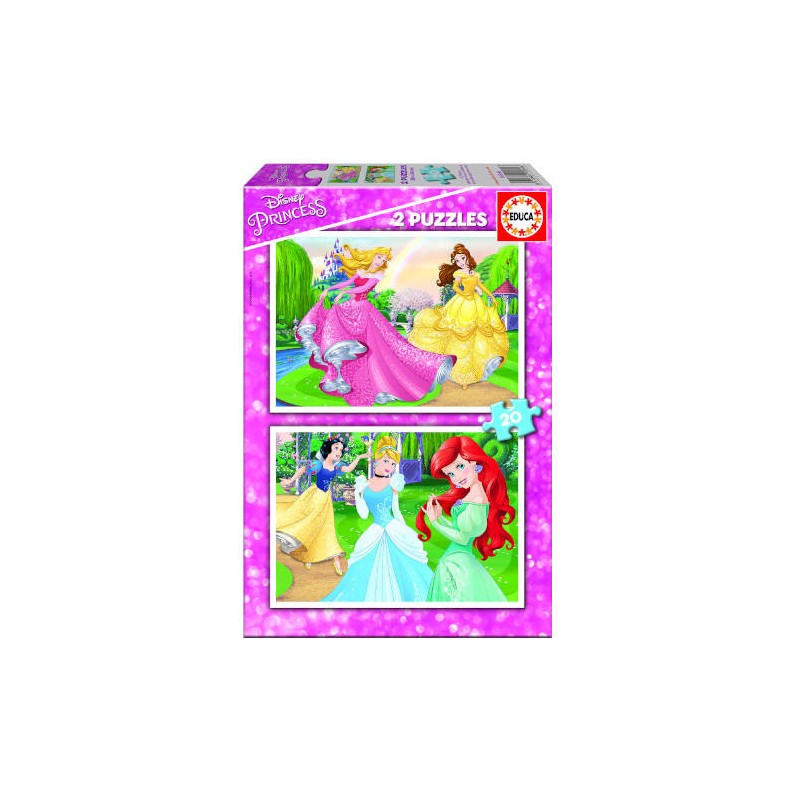 4196-PUZZLE INFANTIL 2x20 PRINCESAS DISNEY DE 3-5 ANOS EDUCA BORRAS 16846 4196-PUZZLE INFANTIL 2x20 PRINCESAS DISNEY DE 3-5 ANOS EDUCA BORRAS 16846