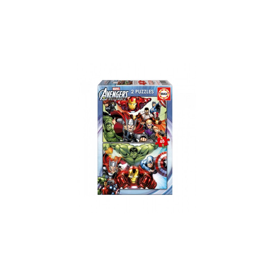 4204-PUZZLE 2x48 AVENGERS DE 3-6 ANOS EDUCA BORRAS 15932 4204-PUZZLE 2x48 AVENGERS DE 3-6 ANOS EDUCA BORRAS 15932