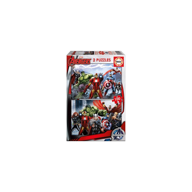 4205-PUZZLE 2x100 AVENGERS DE 6-8 ANOS EDUCA BORRAS 15771 4205-PUZZLE 2x100 AVENGERS DE 6-8 ANOS EDUCA BORRAS 15771