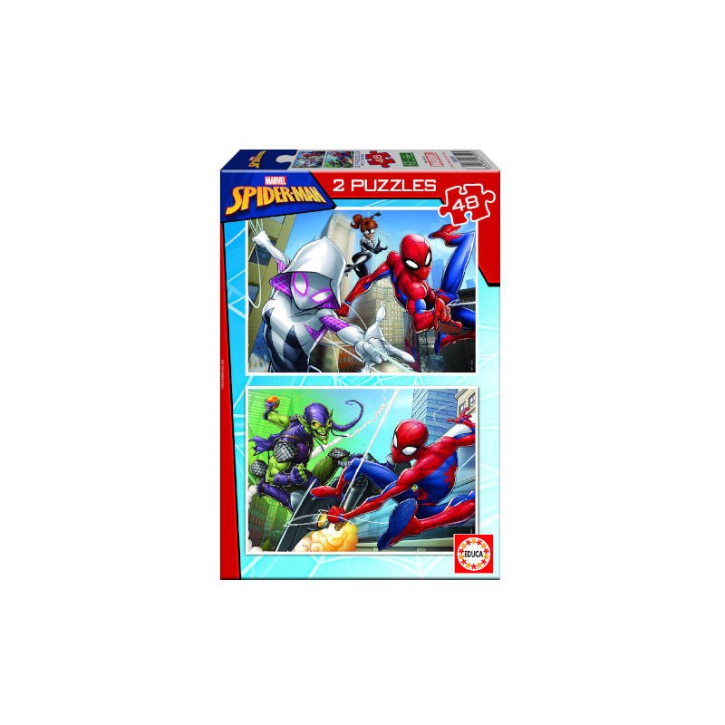 4206-PUZZLE 2x48 SPIDER-MAN DE 4-6 ANOS EDUCA BORRAS 18099 4206-PUZZLE 2x48 SPIDER-MAN DE 4-6 ANOS EDUCA BORRAS 18099