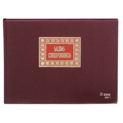 4213-LIBRO DE REGISTROS SALIDA CORRESPONDENCIA FOLIO APAISADO 100 HOJAS DOHE 09911