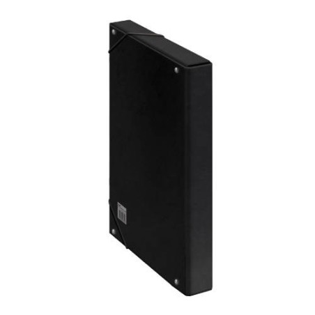 4231-CAJAS DE PROYECTOS CARTON FORRADO LOMO DE 3 CM NEGRO 245X350X30 DOHE 09723