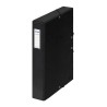 4236-CAJAS DE PROYECTOS CARTON FORRADO LOMO DE 5 CM NEGRO CON ETIQUETA 245X350X50 DOHE