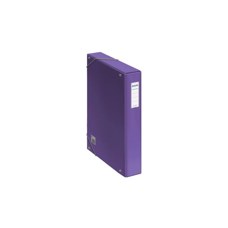 4241-CAJAS DE PROYECTOS CARTON FORRADO LOMO DE 5 CM MORADO CON ETIQUETA 245X350X50 DOHE 10363 4241-CAJAS DE PROYECTOS CARTON FORRADO LOMO DE 5 CM MORADO CON ETIQUETA 245X350X50 DOHE 10363