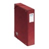 4243-CAJAS DE PROYECTOS CARTON FORRADO LOMO DE 7 CM ROJO CON ETIQUETA 245X350X70 DOHE 09737