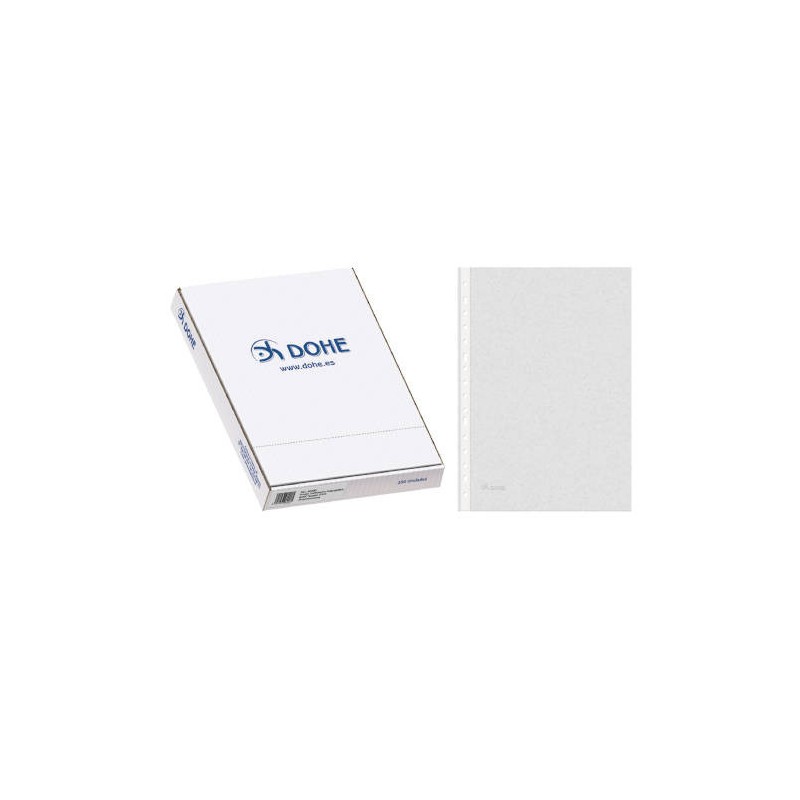 4255-CAJA 100 FUNDAS MULTITALADRO BASIC FOLIO 235X330 DOHE 90490 4255-CAJA 100 FUNDAS MULTITALADRO BASIC FOLIO 235X330 DOHE 90490