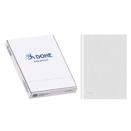 4257-CAJA 100 FUNDAS MULTITALADRO BASIC PLUS FOLIO 235X330 DOHE 90580