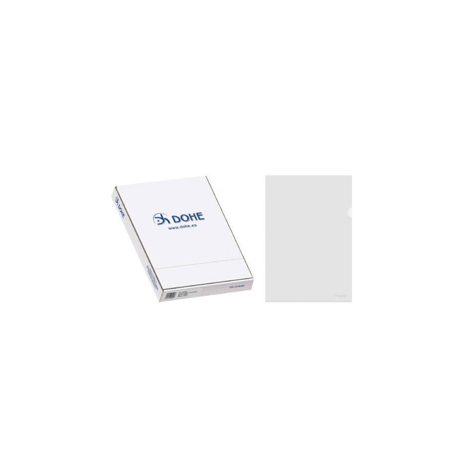 4261-CAJA 100 DOSSIERES UNERO BASIC CRISTAL FOLIO 225X330 100 U DOHE 90590 4261-CAJA 100 DOSSIERES UNERO BASIC CRISTAL FOLIO 225X330 100 U DOHE 90590