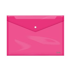 4268-SOBRES POLIPROPILENO BROCHE ROSA FOLIO APAISADO 335X235 DOHE 91477