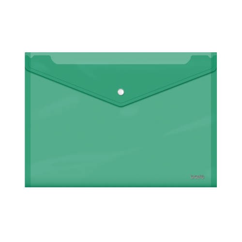 4270-SOBRES POLIPROPILENO BROCHE VERDE FOLIO APAISADO 335X235 DOHE 91479