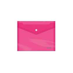4275-SOBRES POLIPROPILENO BROCHE ROSA A5 APAISADO 225X170 DOHE 91484