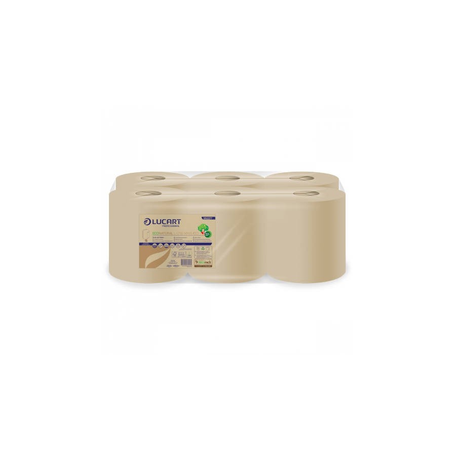 4296-CAJA DE 6 BOBINAS SECAMANOS ECONATURAL L-ONE MAXI LUCART CE595