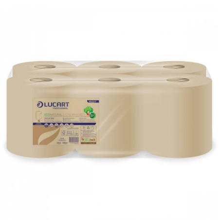 4296-CAJA DE 6 BOBINAS SECAMANOS ECONATURAL L-ONE MAXI LUCART CE595