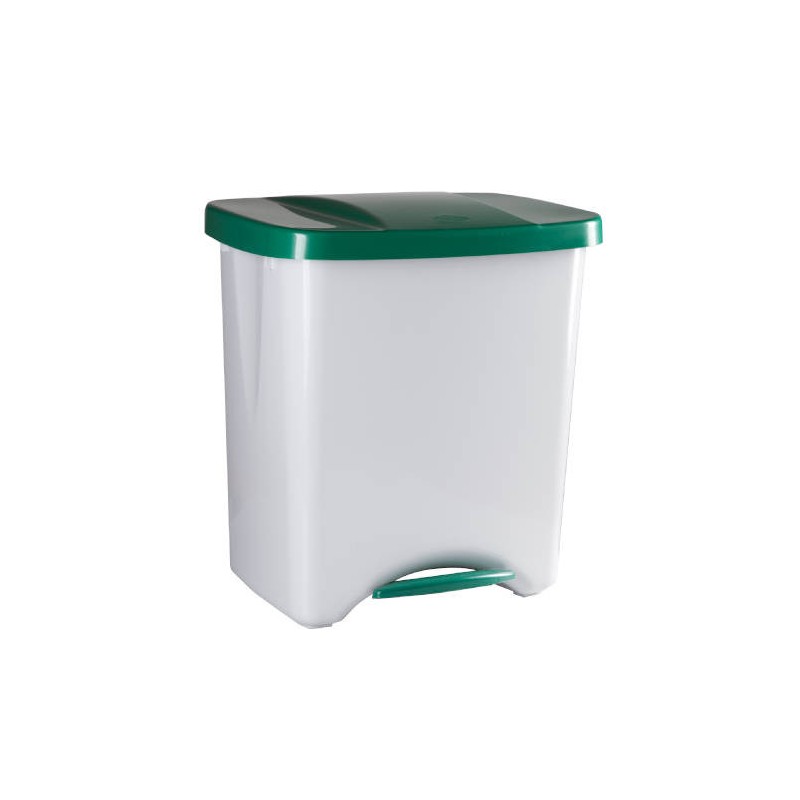 4305-PAPELERA PEDALBIN ECOLOGIC 40L TAPA VERDE DENOX DP357 4305-PAPELERA PEDALBIN ECOLOGIC 40L TAPA VERDE DENOX DP357