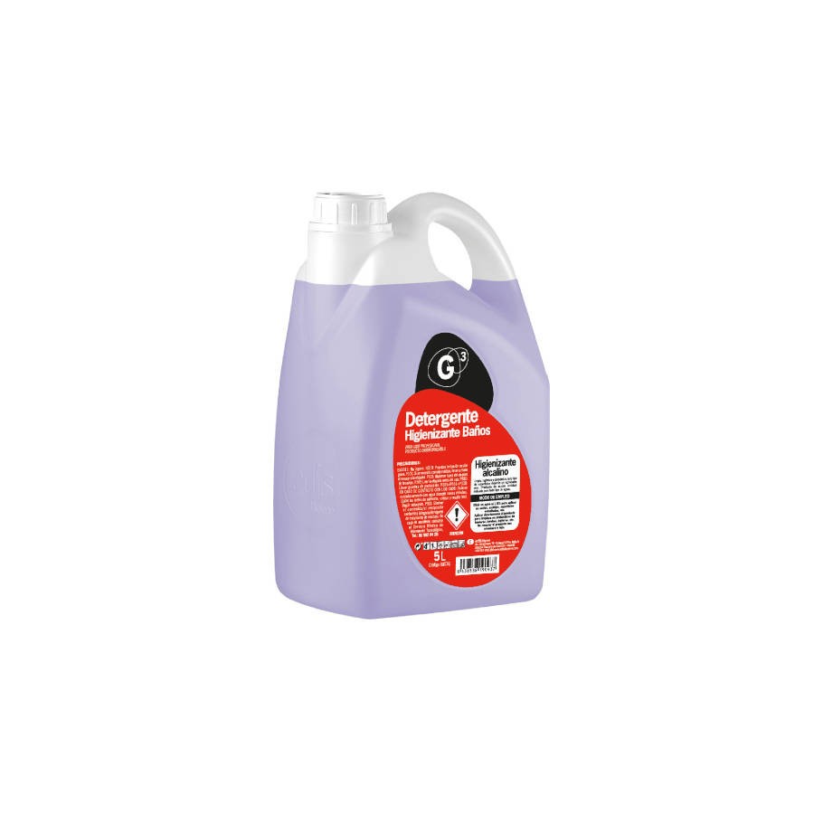 4324-DETERGENTE HIGIENIZANTE BANOS 5 LITROS G3 LI192 4324-DETERGENTE HIGIENIZANTE BANOS 5 LITROS G3 LI192