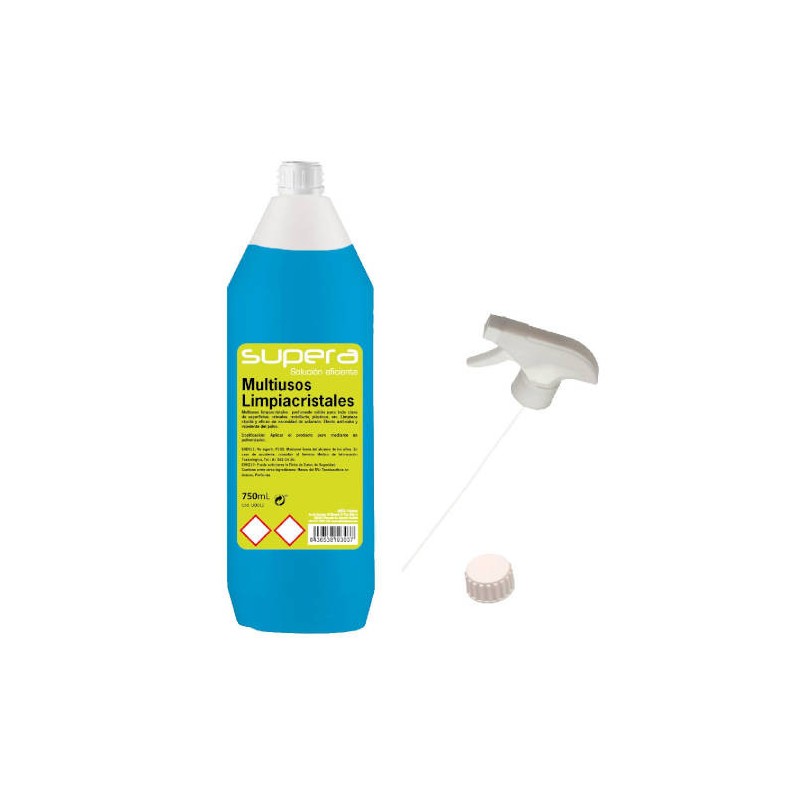4327-CAJA 20 MULTIUSOS LIMPIACRISTALES 750 ML SUPERA LI324