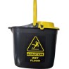 4337-CUBO+ESCURRIDOR ASA PLASTICO OVALADO 15 LITROS MARINO CB005