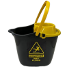 4338-CUBO+ESCURRIDOR ASA PLASTICO OVALADO 15 LITROS MARINO CB005