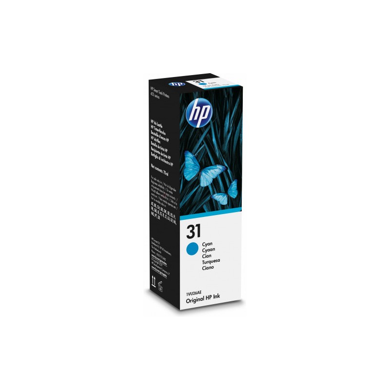 4380-HP 31 BOTELLA DE TINTA CIAN HP31 (1VU26AE) 4380-HP 31 BOTELLA DE TINTA CIAN HP31 (1VU26AE)