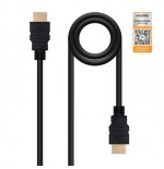 4385-Nanocable HDMI V2.0, 1.5m cable HDMI 1,5 m HDMI tipo A (Estandar) Negro