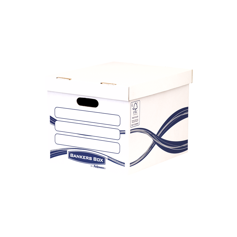 441-Fellowes 4460801 caja de almacenaje Rectangular Papel Azul, Blanco 441-Fellowes 4460801 caja de almacenaje Rectangular Papel Azul, Blanco