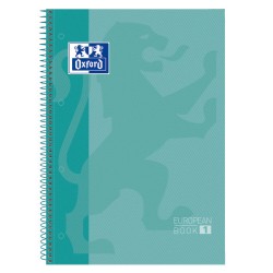 4440-Oxford Europeanbook 1 cuaderno y block A4+ 80 hojas Color menta