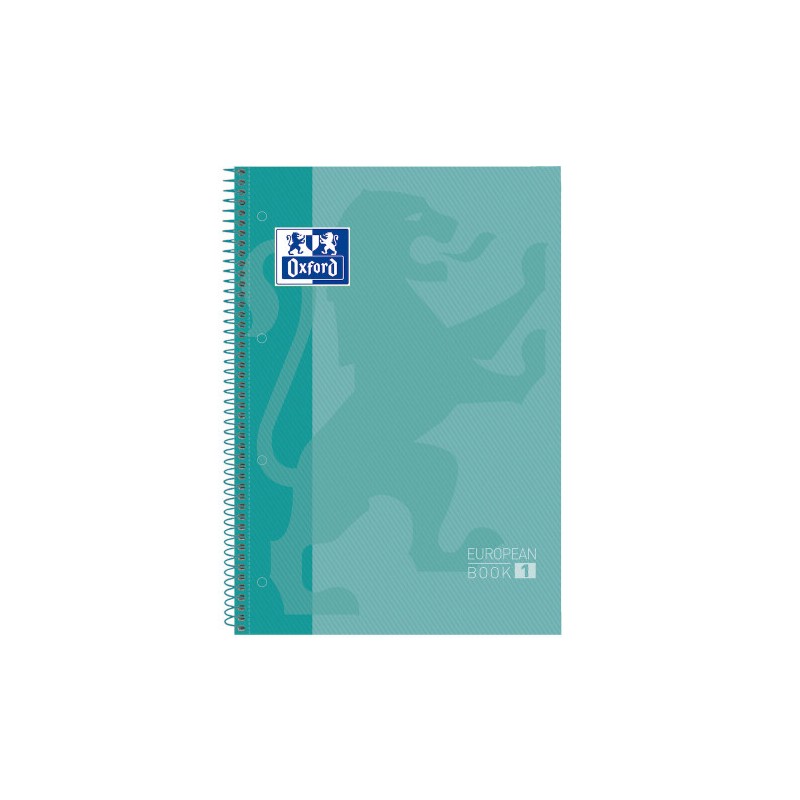 4440-Oxford Europeanbook 1 cuaderno y block A4+ 80 hojas Color menta 4440-Oxford Europeanbook 1 cuaderno y block A4+ 80 hojas Color menta